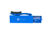 Blue Rectangular Curved Brush - (Medium Bristles)