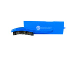 Blue Rectangular Curved Brush - (Medium Bristles)
