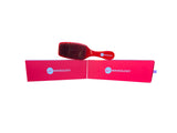 Red Rectangular Curved Brush - (Medium Hard Bristles)