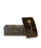 Black Rectangular Wave Brush - 100% Blonde Boar SOFT Bristles