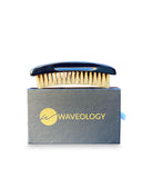 Black Rectangular Wave Brush - 100% Blonde Boar SOFT Bristles