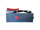 Black Rectangular Curved Brush - (Medium Bristles)