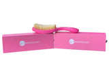 Pink Rectangular Curved Brush - (Medium-Soft Bristles)