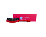 Red Rectangular Curved Brush - (Medium Hard Bristles)